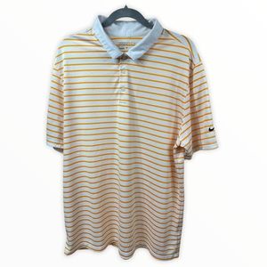 Nike Golf Standard Fit Golf Shirt Polo Striped